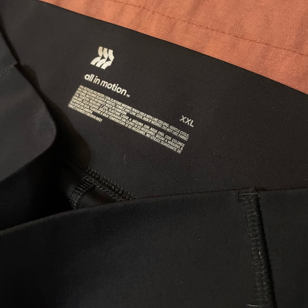 Black All In Motion Leggings